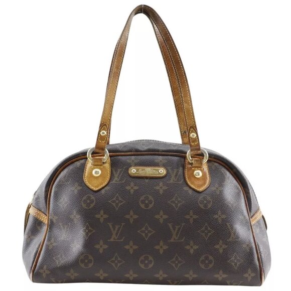 LOUIS VUITTON Montorgueil PM Shoulder Bag M95565 Brown Monogram canvas Women - Picture 1 of 12